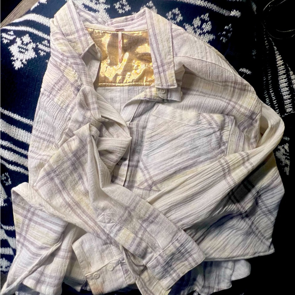 Free People Button Up
